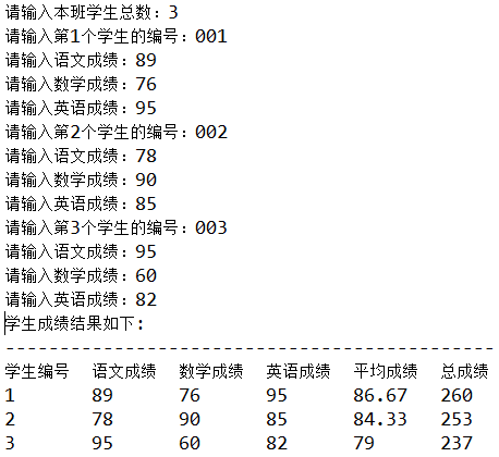 输出学生的成绩信息以及班级平均成绩、总成绩.png